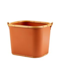 Olive Brook Laundry Hamper - Terracotta