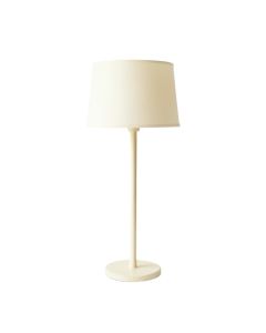 Birch Bluff Floor Lamp With A Plain Fabric Shade - Cream (synthetic illustration; no displayed measurements)