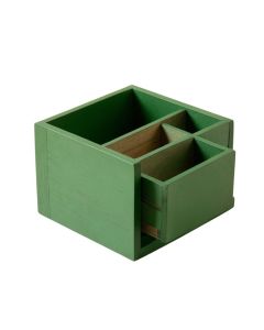 Olive Bluff Empty Coffee-Station Organizer - Green