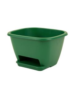 River Branch Empty Raised Planter - Green
