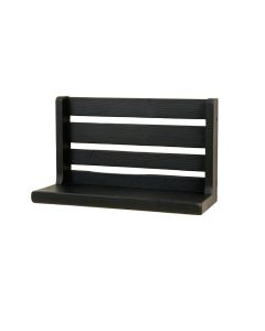 Elm Dale Wall-Mounted Entryway Organizer Shelf - Black