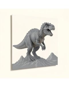 Dinosaurs And Volcano Wall Decal (synthetic illustration; no displayed measurements)