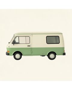 Cedric Happy Camper I Removable Wall Decal (synthetic illustration; no displayed measurements)
