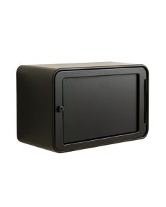 Maple Bluff Wall-Mounted Entry Cabinet - Black
