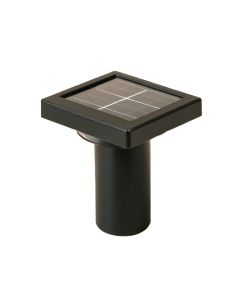 Black Low Voltage Solar Powered Metal Pathway Light