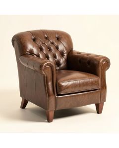 Bourbeau 33 '' Wide Tufted Chesterfield Chair (synthetic illustration; no displayed measurements)