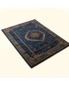 Southwestern Dark Blue Area Rug (synthetic illustration; no displayed measurements)