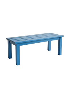 Field Crest Indoor Bench - Blue (synthetic illustration; no displayed measurements)