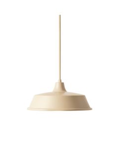 Briar Bridge Pendant Light Suspended From One Plain Cable - Beige (synthetic illustration; no displayed measurements)