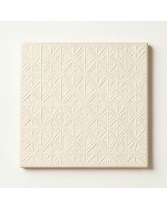 Lake Branch Uninstalled Square Decorative Tile - Cream (synthetic illustration; no displayed measurements)