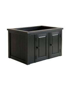 Ash Falls Empty Furniture-Style Litter Enclosure - Black (synthetic illustration; no displayed measurements)