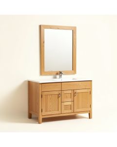 Cathey 36 '' Single Bathroom Vanity Set With Mirror (synthetic illustration; no displayed measurements)