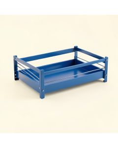 Flint Crossing Empty Under-Desk Cable Tray - Blue (synthetic illustration; no displayed measurements)