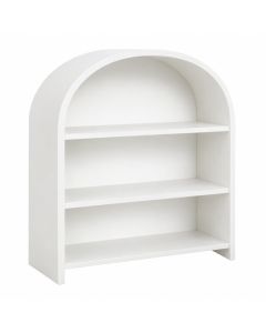 Hill Arc Low Bookcase - White