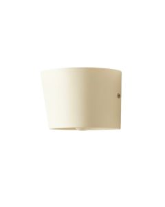 Maple Branch Wall Sconce Mounted On A Plain Wall - Cream