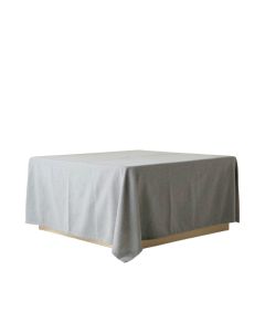 Oak Arc Flat Bed Sheet - Gray