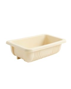 River Crossing Empty Railing Planter With Integral Brackets - Cream (synthetic illustration; no displayed measurements)