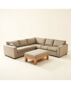 Bellwether 152 '' Wide Modular Corner Sectional With Ottoman (synthetic illustration; no displayed measurements)