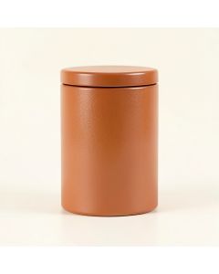 Alder Brook Storage Canister With Lid - Terracotta (synthetic illustration; no displayed measurements)