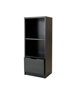 Alder Dale Narrow Cubby Tower - Black (synthetic illustration; no displayed measurements)