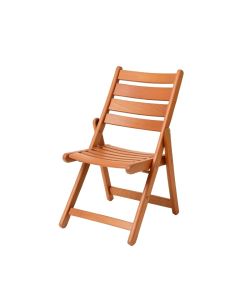 River Brook Folding Outdoor Chair - Terracotta (synthetic illustration; no displayed measurements)