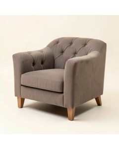 26 '' Wide Tufted Polyester Armchair (synthetic illustration; no displayed measurements)