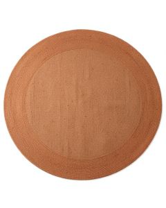 Willow Arc Round Area Rug - Terracotta (synthetic illustration; no displayed measurements)