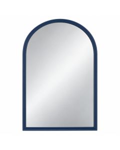 Cliff Crest Framed Wall Mirror - Navy