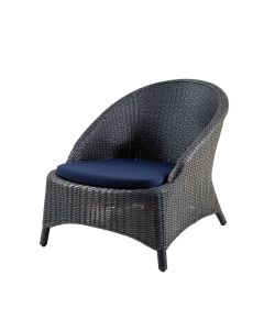 Olive Bend Outdoor Lounge Chair - Navy (synthetic illustration; no displayed measurements)