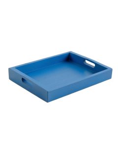 Meadow Bluff Serving Tray - Blue (synthetic illustration; no displayed measurements)