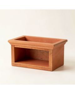 Cliff Branch Empty Raised Planter - Terracotta (synthetic illustration; no displayed measurements)