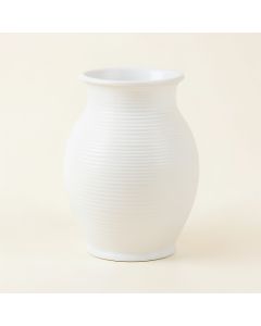 Heath Canyon Empty Decorative Vase - White (synthetic illustration; no displayed measurements)