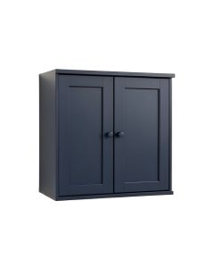 Juniper Edge Wall-Mounted Entry Cabinet - Navy (synthetic illustration; no displayed measurements)