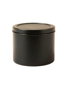 Clay Canyon Storage Canister With Lid - Black (synthetic illustration; no displayed measurements)
