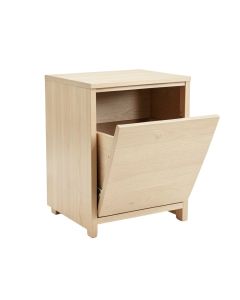 Ridge Brook Freestanding Pull-Out Hamper Cabinet - Beige (synthetic illustration; no displayed measurements)