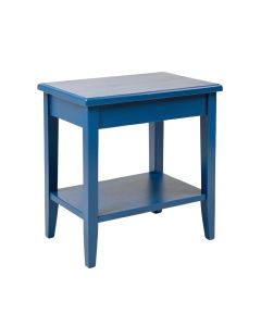 Pine Bridge Side Table - Blue (synthetic illustration; no displayed measurements)