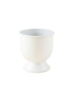 Moss Arc Empty Candle Holder - White