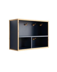 Summit Bend Wall-Mounted Entryway Organizer Shelf - Navy
