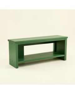 Rowan Branch Narrow Outdoor Storage Bench - Green (synthetic illustration; no displayed measurements)