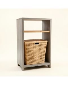 Clay Brook Freestanding Pull-Out Hamper Cabinet - Gray (synthetic illustration; no displayed measurements)