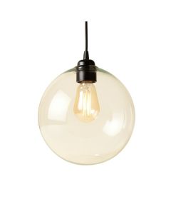 Carlucci 6 '' H X 12 '' W Glass Sphere Pendant Shade In Clear Seedy