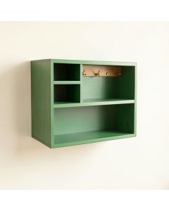 Lake Dell Wall-Mounted Entryway Organizer Shelf - Green (synthetic illustration; no displayed measurements)