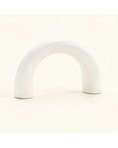 Dune Bridge Cabinet Handle Without Packaging - White (synthetic illustration; no displayed measurements)