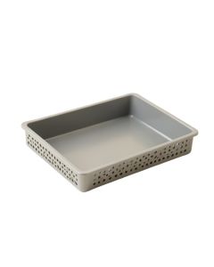 Dawn Crossing Empty Under-Desk Cable Tray - Gray (synthetic illustration; no displayed measurements)