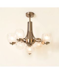 Grampian 9 - Light Shaded Tiered Chandelier (synthetic illustration; no displayed measurements)
