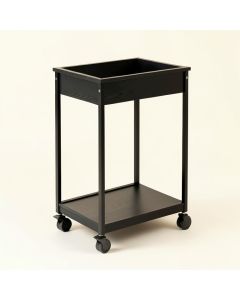 Cliff Crest Empty Rolling Workshop Cart - Black (synthetic illustration; no displayed measurements)