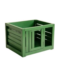 Spruce Canyon Empty Furniture-Style Pet Crate - Green