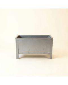 Reed Bridge Empty Raised Planter - Gray (synthetic illustration; no displayed measurements)