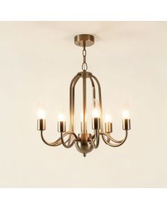 Kristofer 5 - Light Lantern Drum Chandelier (synthetic illustration; no displayed measurements)