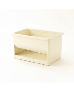 Oak Bend Empty Raised Planter - Ivory (synthetic illustration; no displayed measurements)